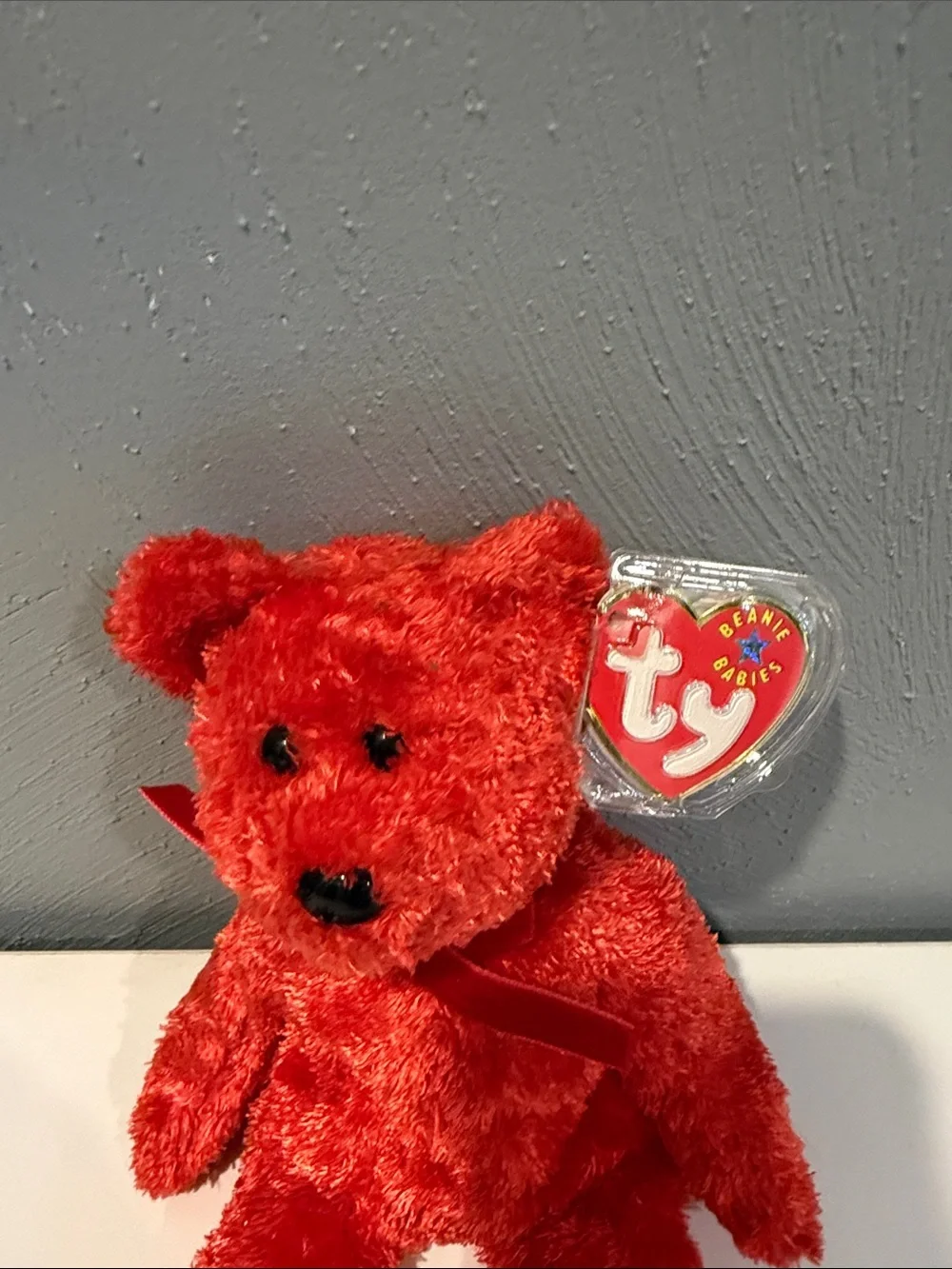 TY Beanie Baby Sizzle Bear
